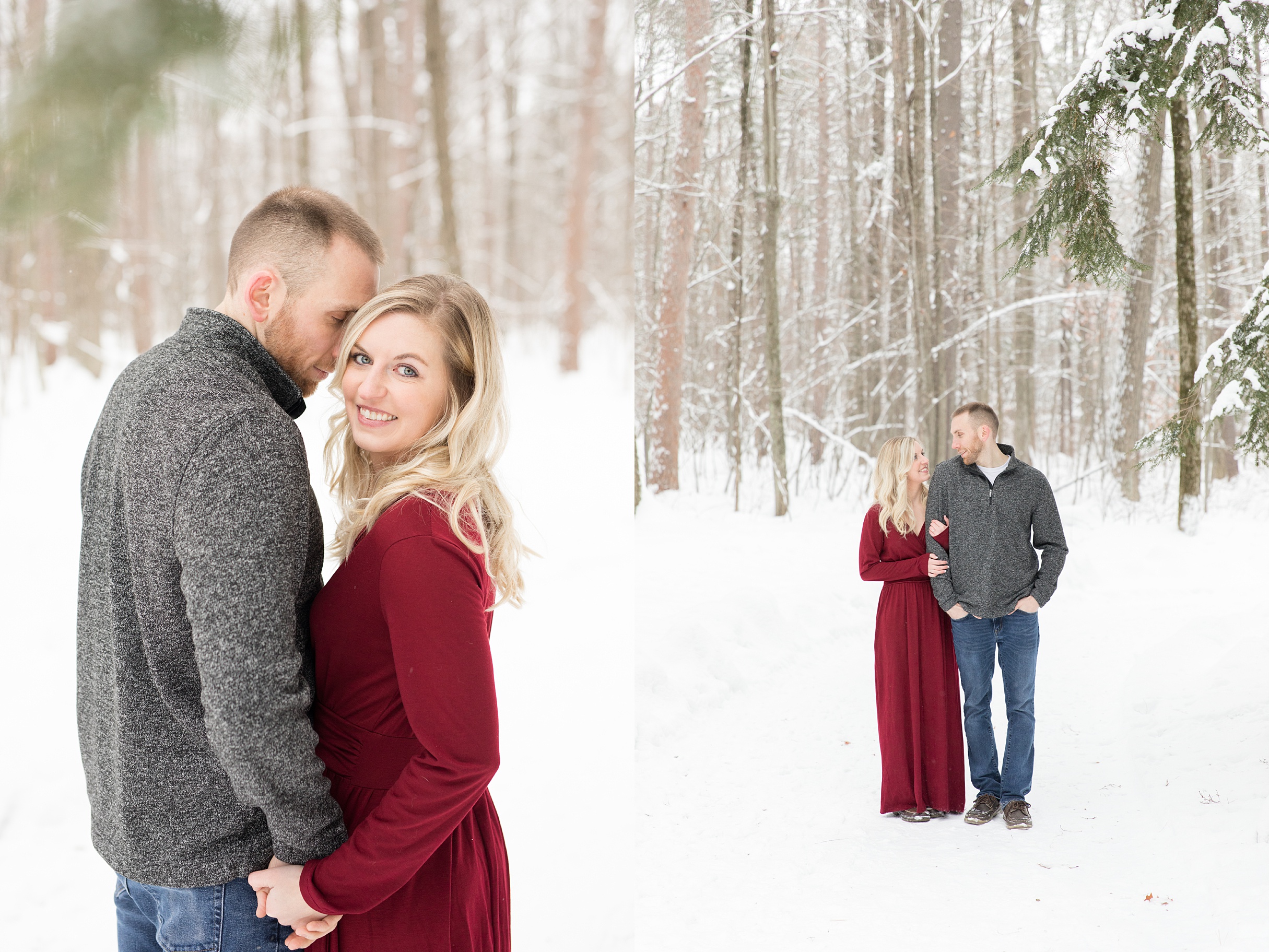 Wausau Winter Engagement Session